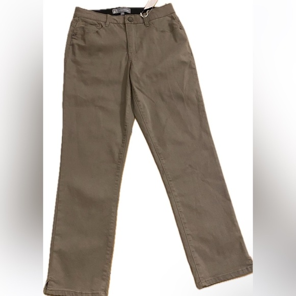 Wit & Wisdom Womens Army Khaki Green Elastic Ab Ankle New size 4 - Picture 1 of 12